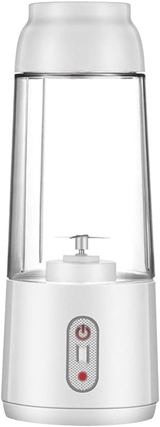 Portable Rechargeable Juicer Blender – Mini Electric Fruit Cup for Smoothies, Milkshakes, and Juices, 300ml Travel-Friendly Food Processor(WHITE)