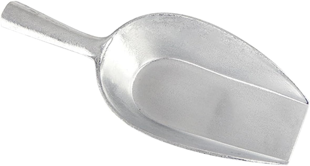 Household Aluminum Alloy Ice Scoop for Ice Cubes Beans Pet Food and Grains Multi-functional Kitchen Shovel for Easy Serving and Storage Compact Design Small