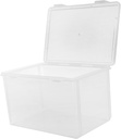 TIDTALEO Bread Storage Box Clear Cake Containers Container with Lid Plastic Organizer Box Loaf Cake Keeper Bread Basket Bread Dispenser Bread Saver Container Airtight Bread Containers Snack