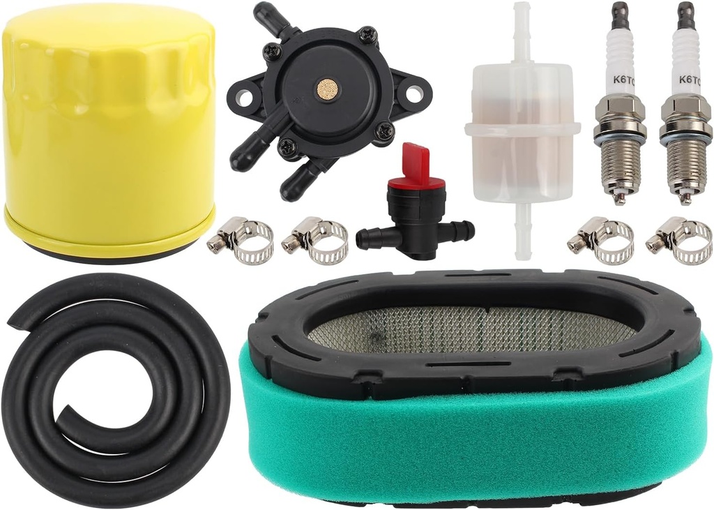 Carbhub 32-083-10-S Air Filter Fit for Kohler KT610 KT620 KT715 KT725 KT730 KT735 KT740 KT745 KT610 KT620 19-26HP Lawn Mower with 12 050 01-S, 12 050 08, 52 050 02-S Oil filter