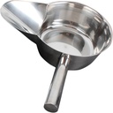 HEALLILY 2pcs Stainless Steel Food Shovel Scoop Ergonomic Design for Packing Restaurants and Homes for Fried Chicken and French Fries and Reusable