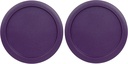 Replacement Lids for Pyrex 6 & 7-Cup Glass Food Storage Container Bowls, 7.5-Inch Plastic Round Lids Covers fits Pyrex 7402-PC, Airtight & Leakproof (2-Pack, Purple)