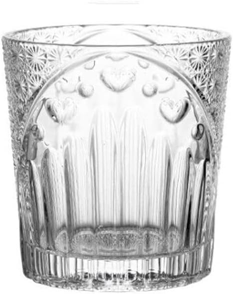 Creative Embossed Whiskey Glass, Home Minimalist Craftsmanship Craft Beer Glass Wine Glass Wine Set