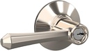 SCHLAGE F51A DMP 618 PLY Dempsey Lever with Plymouth Trim Keyed Entry Lock, Polished Nickel