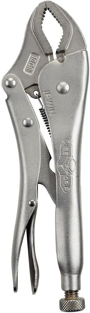 IRWIN Pliers, Curved Jaw, Locking, 10-Inch (4935576)