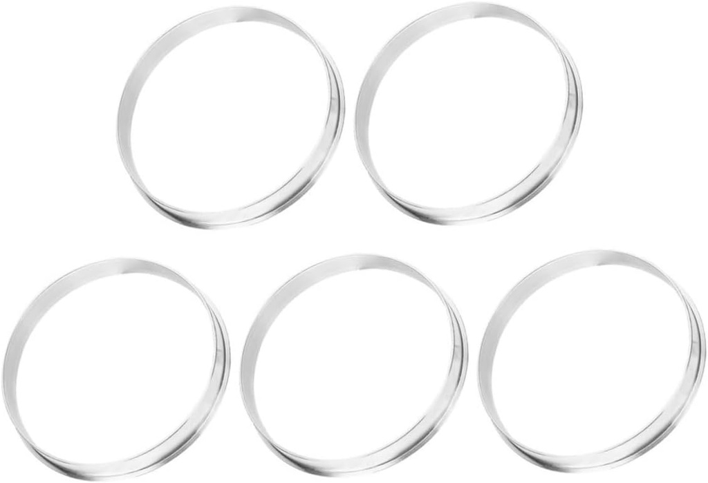 VICASKY 5pcs Aluminum Cup Sealing Rings for Sealing Machines High Rings for Milk Tea Coffee and Beverage Cups Compatible Auto Sealer Accessories