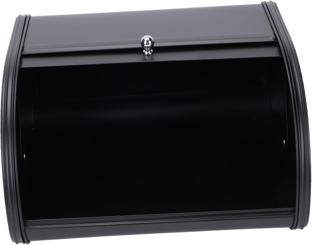 Ciieeo Small Iron Bread Box Lid Modern Kitchen Bread Storage Container Airtight Bin for Home Organization