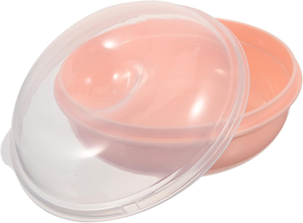 IMIKEYA Pink Bread Box Airtight Bread Container for Homemade Bagel Saver Doughnut Box Countertop Storage Container