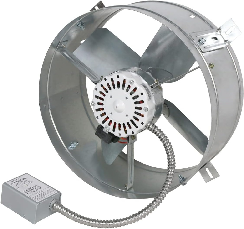 Cool Attic CX1600 Gable Mount Power Attic Ventilators with 4.5-Amp 60-Hz Motor and 14-Inch Blade