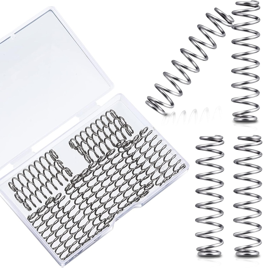 20 Pack Precision Pruner Pruning Shear Springs Stainless Steel Gardening Spring Replacement Precision Springs Pruners Compatible with Hydrofarm for Pruners and Trimming Scissors