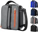 Expandable(18cans) Lunch Box Insulated Lunch bag for Men Kids Boys Teens Adult Portable Stylish Small Lunchbox With Shoulder Strap for Working Office school Picnic