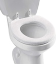 Collections Etc Soft n Comfy Cloth Toilet Seat Cover, Washable