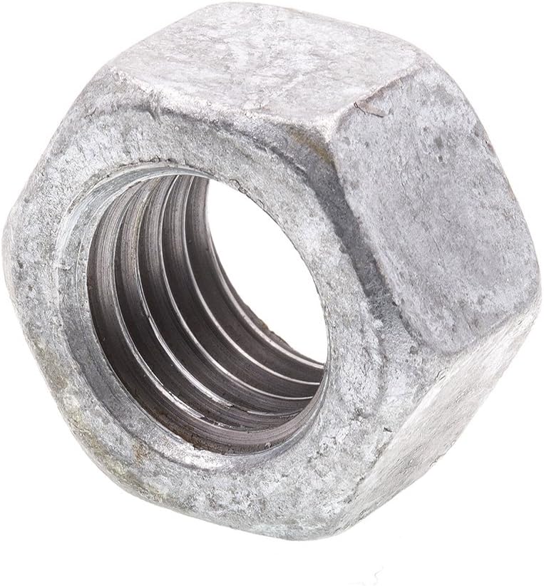 [BRSWGEAHDINBGFL6] Prime-Line 9073756 Finished Hex Nuts, 3/4 In.-10, A563 Grade A Hot Dip Galvanized Steel (10 Pack)