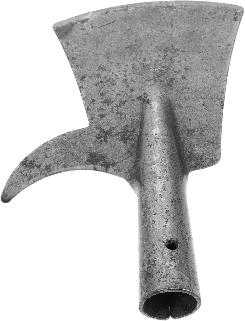 Sosoport Metal Tree Bark Scraper Dual Functionality Manganese Garden Tool for Weeding and Debarking Versatile Hand Tool for Gardening Tasks