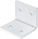 8 Pack Aluminum Angle Corner Bracket, 2-3/8" x 2" x 2" Crossmember Attach Angle, L Bracket for Boat Trailer Frame, 1/4" Thick