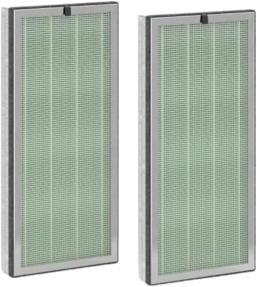 Medify Air MA-40 Genuine Replacement Filter | for Allergens, Wildfire Smoke, Dust, Odors, Pollen, Pet Dander | 3 in 1 with Pre-filter, H14 HEPA, and Activated Carbon | Removal to 0.1 Microns | 2-Pack