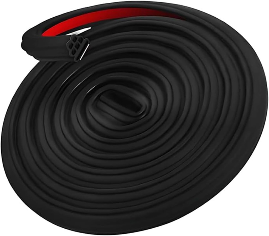 Car Door Seal Strip for Tesla Cybertruck 2024, Automotive Weather Stripping for Car Doors, Trunk, Hood, Self-Adhesive Sound Insulation Rubber Sealing Strip,26m Length
