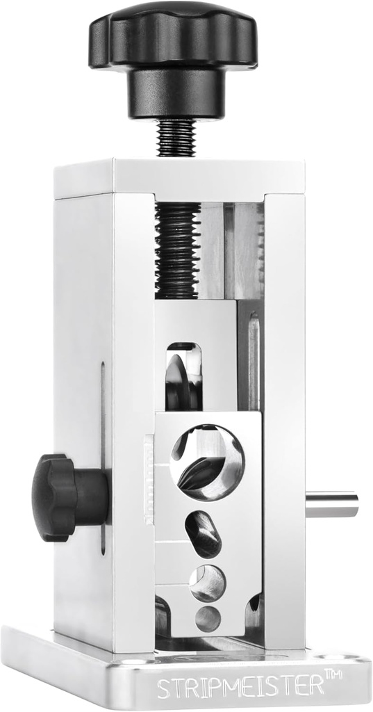 StripMeister Original Drill-Powered Wire Stripper – Wire Sizes Up To Ø3/4", Jam-Free, Copper Wire, Built for Safety, Speed, and Efficiency - Portable Wire Stripping Machine