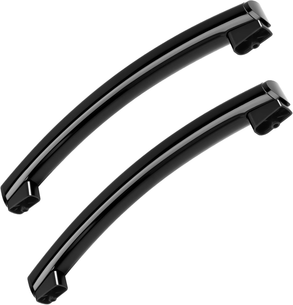 WB15X24435 Microwave Door Handle for General Electric (GE), Hotpoint, RCA Microwave Handle Replacement - 2 Pcs