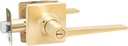 Karlstone 1 Pack Gold Door Handle Lock,Brushed Gold Door Knob Keyed Alike Entry Door Lever Interior Door Handle for Left or Right Handed Doors…