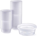 12 oz Deli Containers with Lids (Pack of 240), Recyclable Polypropylene, Microwavable, Heat Resistant (12)
