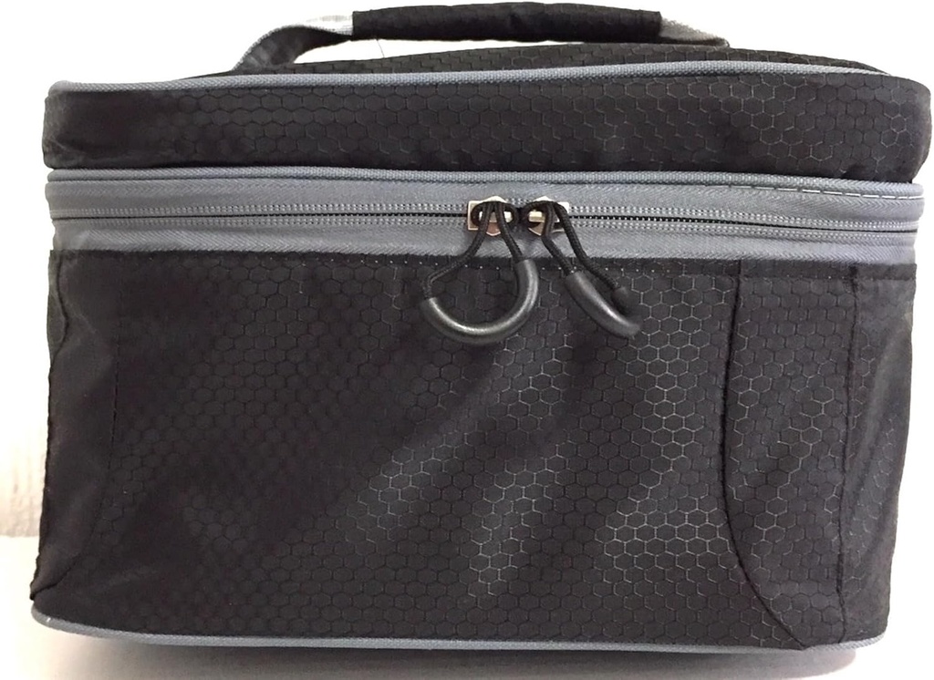 Lunch box great insulated, bag cooler, for men-women, thermal reusable, leakproof, black