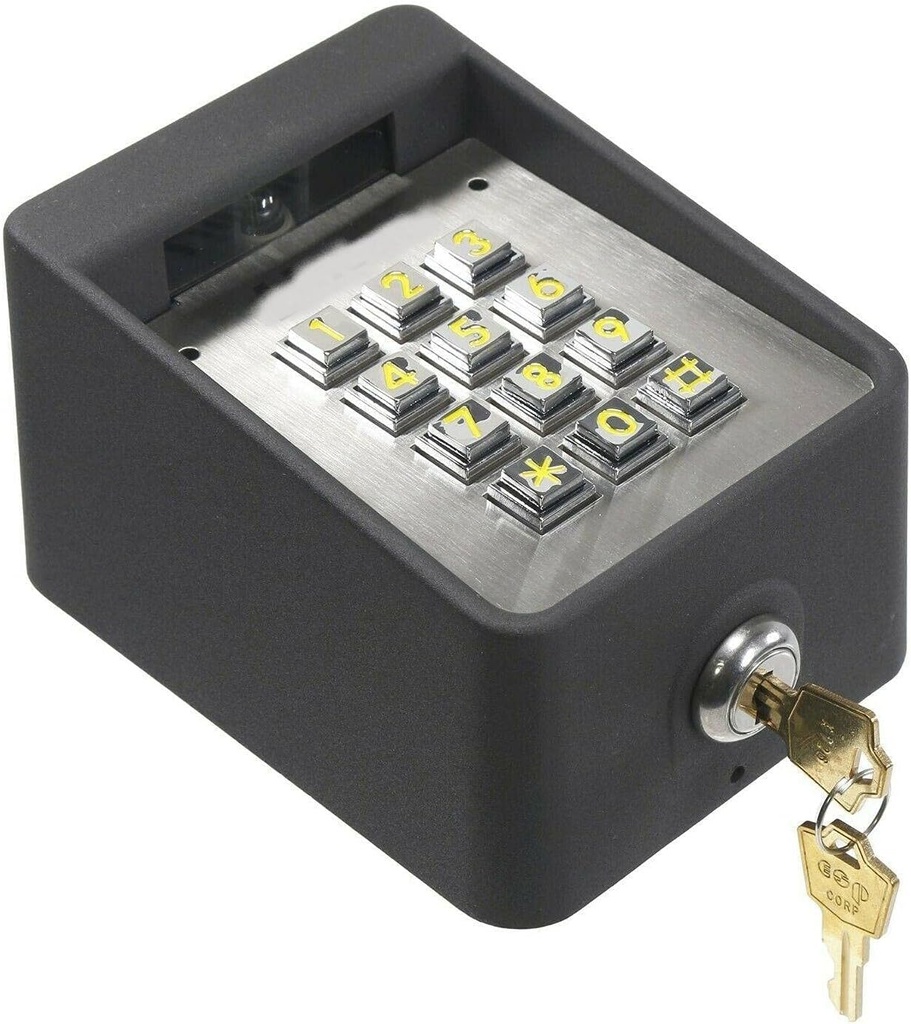 AK-11, ACP00748 Stand Alone Exterior Surface-Mount Digital Keypad Garage Door Opener Garage Door Opener Remote Smart Garage Door Opener Garage Door Garage Door Remote Garage Door keypad
