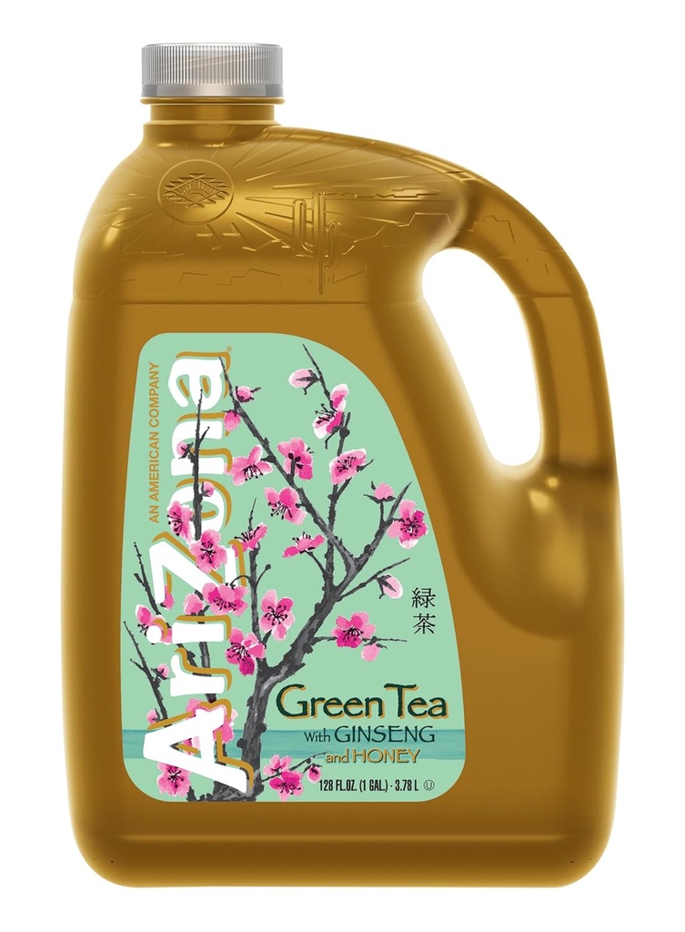 Arizona Green Tea with Ginseng and Honey, 128 Fl Oz