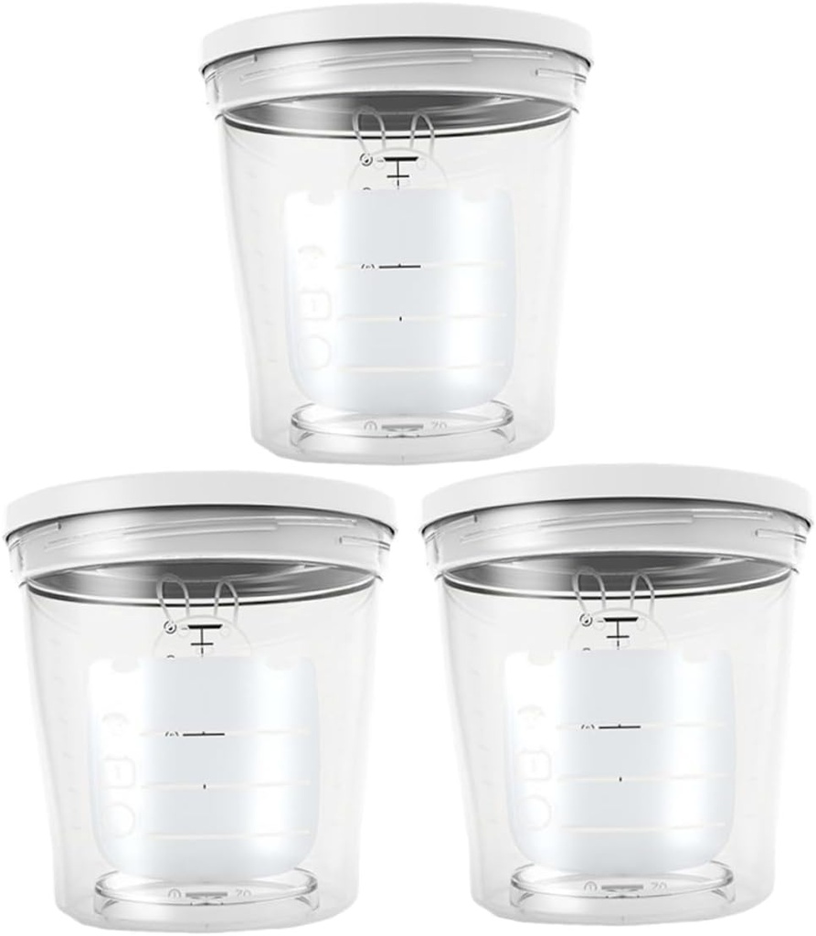 MERRYHAPY Milk Powder Storage Box Dry Food Container Pp Material Milk Dispenser for