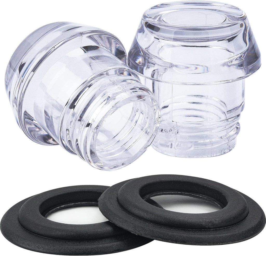 Coffee Percolators Knob Top and Washer Ring, 2 Sets Camping Coffee Pot Top Replacement Parts, Compatible with Farberware Coffee Maker