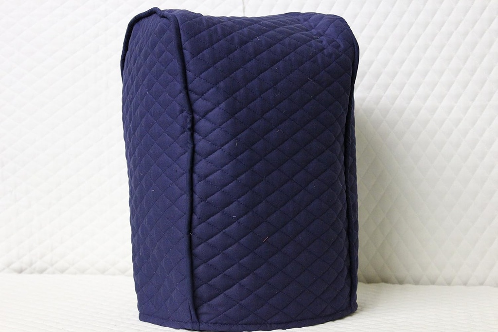 Navy Quilted Coffeemaker Cover
