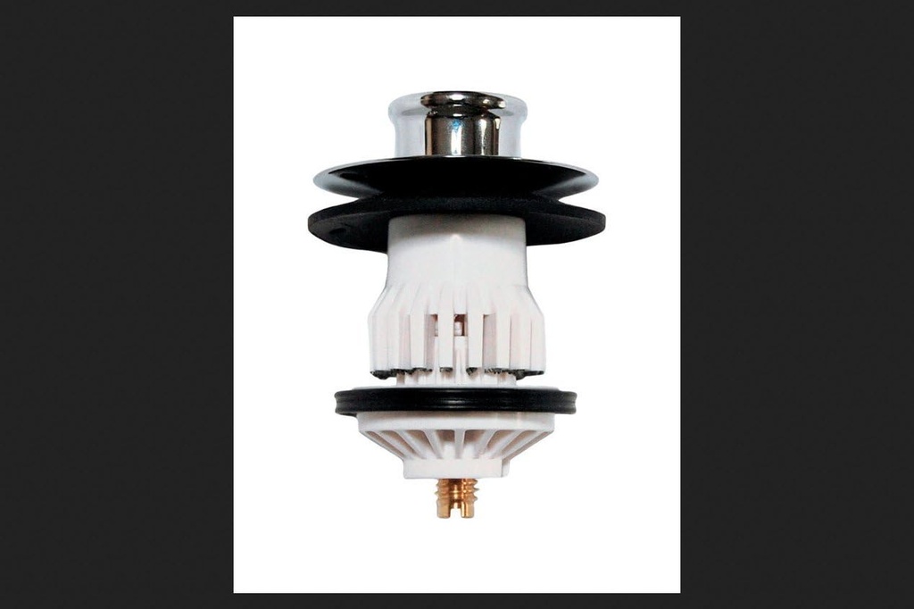 PF WaterWorks DrainEASY Universal Clog Preventing Bathtub/Bath Tub Stopper/Strainer Includes 3/8" and 5/16" Fittings; Brushed Nickel; PF0910-BN