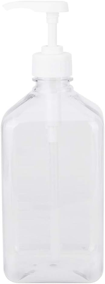 Press Pump Bottles 1600Ml Milk Tea Shop Quantitative Fructose Containers Sugar Pressure Bottle Syrup Pressure Squeeze Bottle Hand Pressure Type Bottle Food Bottle Drink