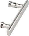 Shower Door Handle and Pulls Replacement Sets for Glass Door | Bathroom Door Knobs for Shower Enclosures Screen Internal/External Grip (Size : 500mm)