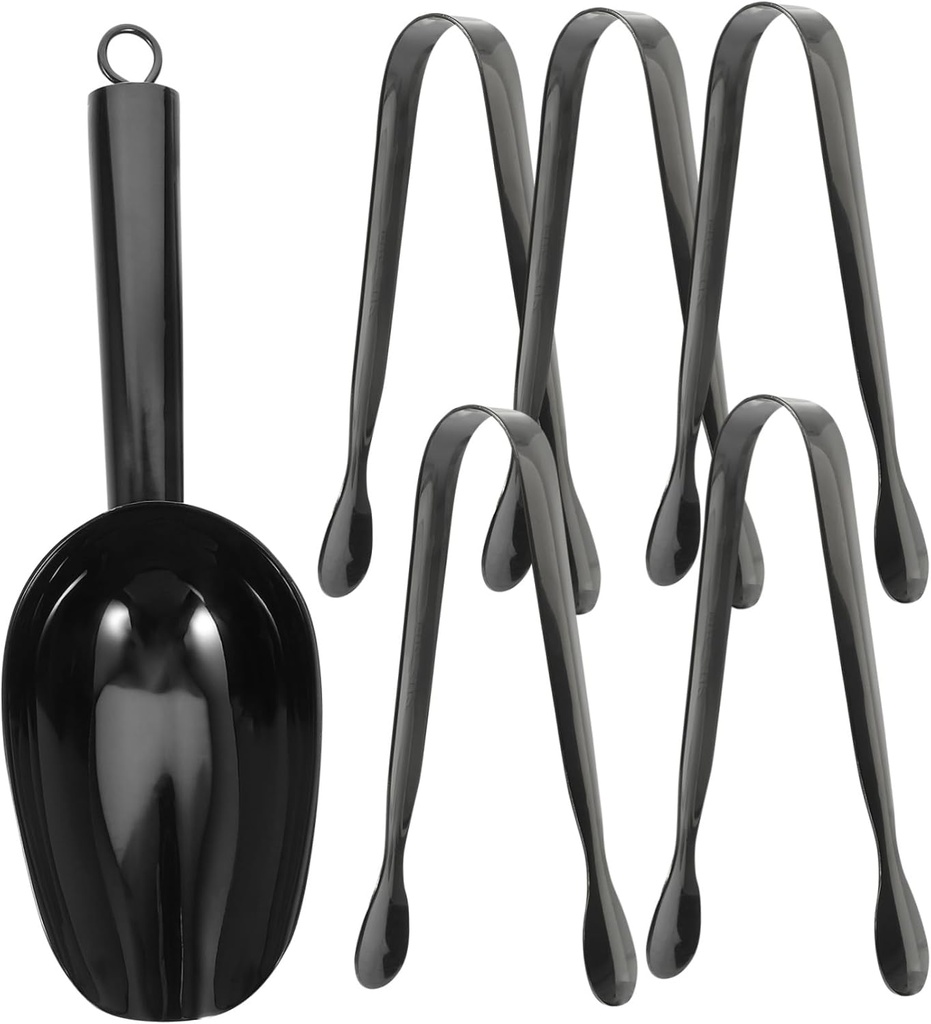 Cabilock Ice Scraper Shovel Stainless Steel Ice Clamp Multi-function Scoop Rice Shovel for Kitchen and Bar