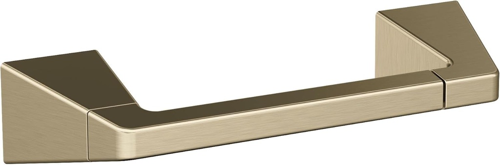 Amerock BH36001BBZ | Golden Champagne Pivoting Double Post Toilet Paper Holder | 9-5/16 in. (237 mm) Toilet Tissue Holder | Blackrock | Bath Tissue Holder | Bathroom Hardware | Bath Accessories