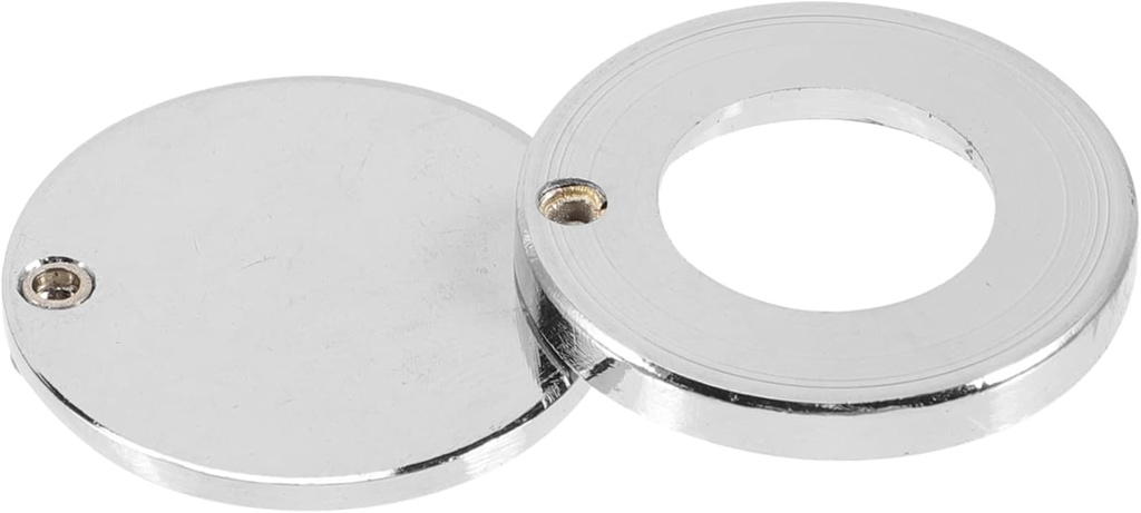 POPETPOP Cat Eye Back Cover Piece Peepholes View Home Peephole Cover for Inside The Door Protector Door Hole Cover Plate Privacy Protection Supplies First Doors Security Front Silver Copper