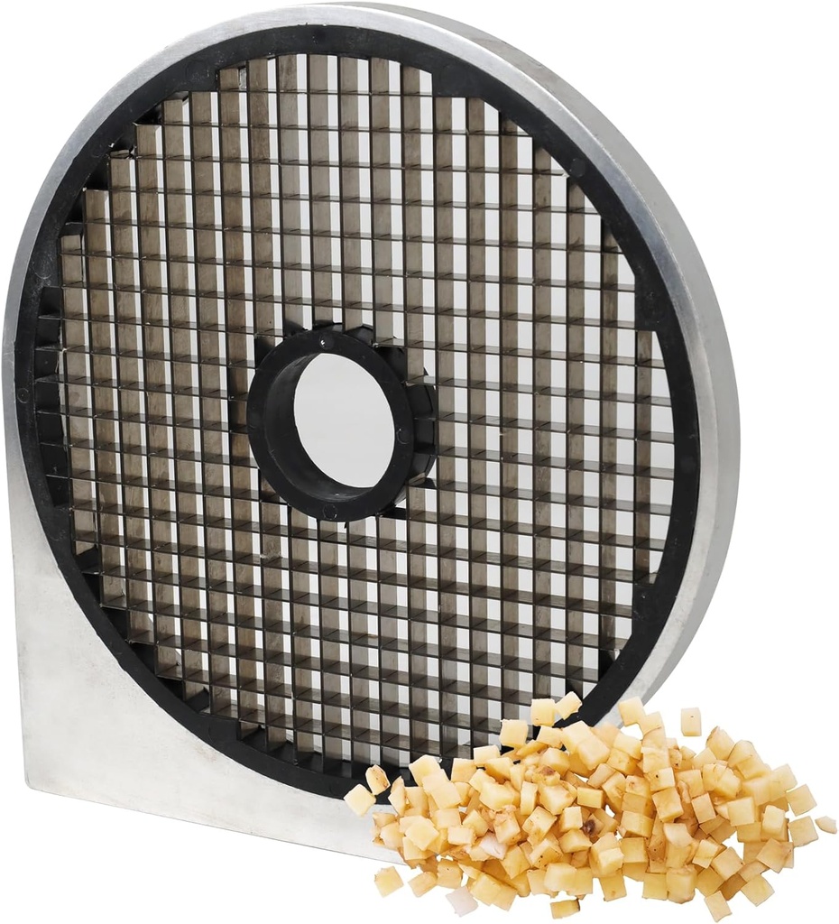 TK Round Hopper Vegetable Chopper Replacement Disc - Universal Round Hopper - Dicing 8mm