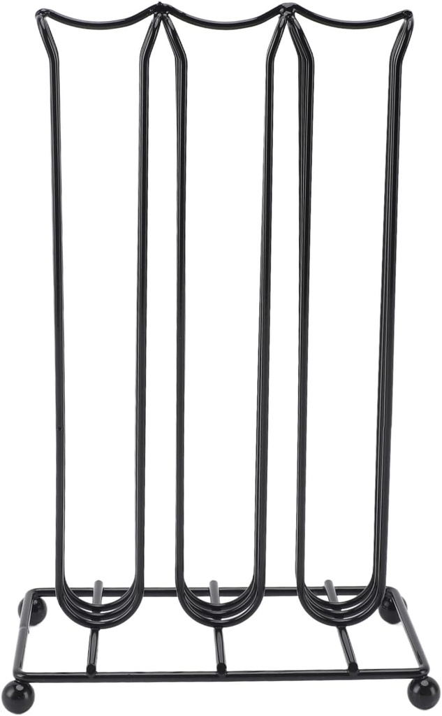 Modern Black Metal Wire Coffee Capsule Dispenser,Iron Coffee Pod Display and Holder,Tabletop Counter Coffee Pods Storage Organizer Tower,Holds 42 Single Serve Pods