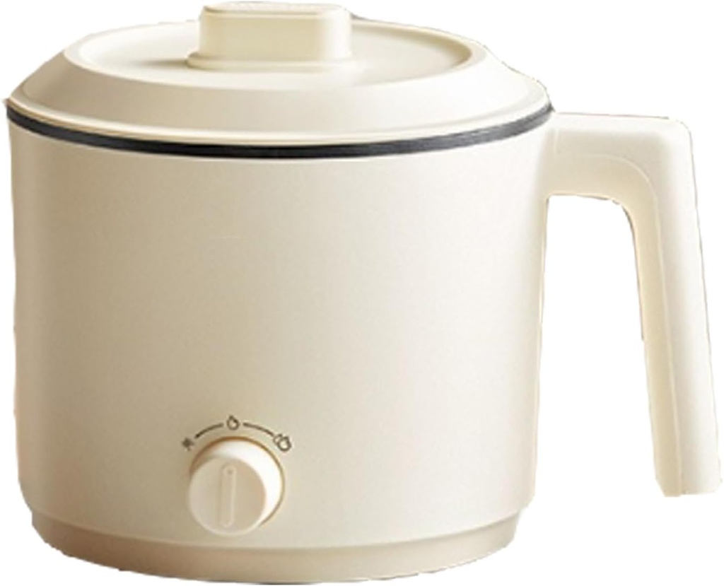 600W, Multifunctional Electric Pot, Electric Hot Pot Cooker Steamer, with Over-Heating Protection for Steak, Egg, Fried Rice, Ramen, Oatmeal, Soup