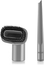 Dust Brush and Crevice Tool Compatible with Shark Navigator Lift-Away Vacuum Cleaner Models NV350, NV352, NV355, NV356E, Compare to Part No.112FFJ