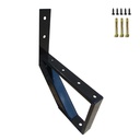 1 Pack Steel Stair Step Riser - 1 Step for Deck Height 12 Inches Stair Stringer for Outdoor Wooden Tread