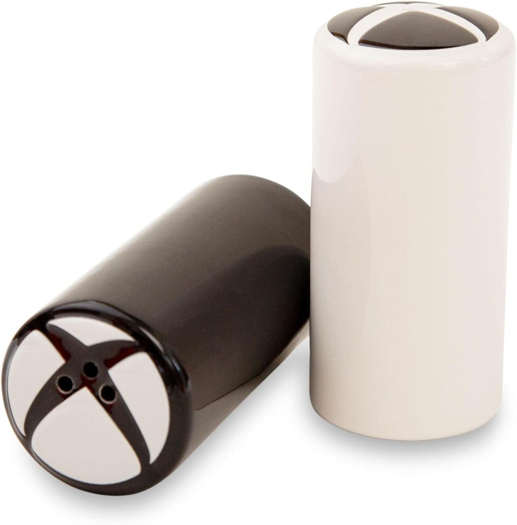 Xbox Logo Ceramic Salt and Pepper Shakers, Set of 2 | Spice Dispenser Storage Canisters