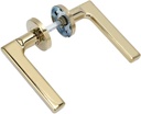 Door Lever Lock, Golden, Simple, Collisionproof Mechanical Knob for Room and Bedroom Doors