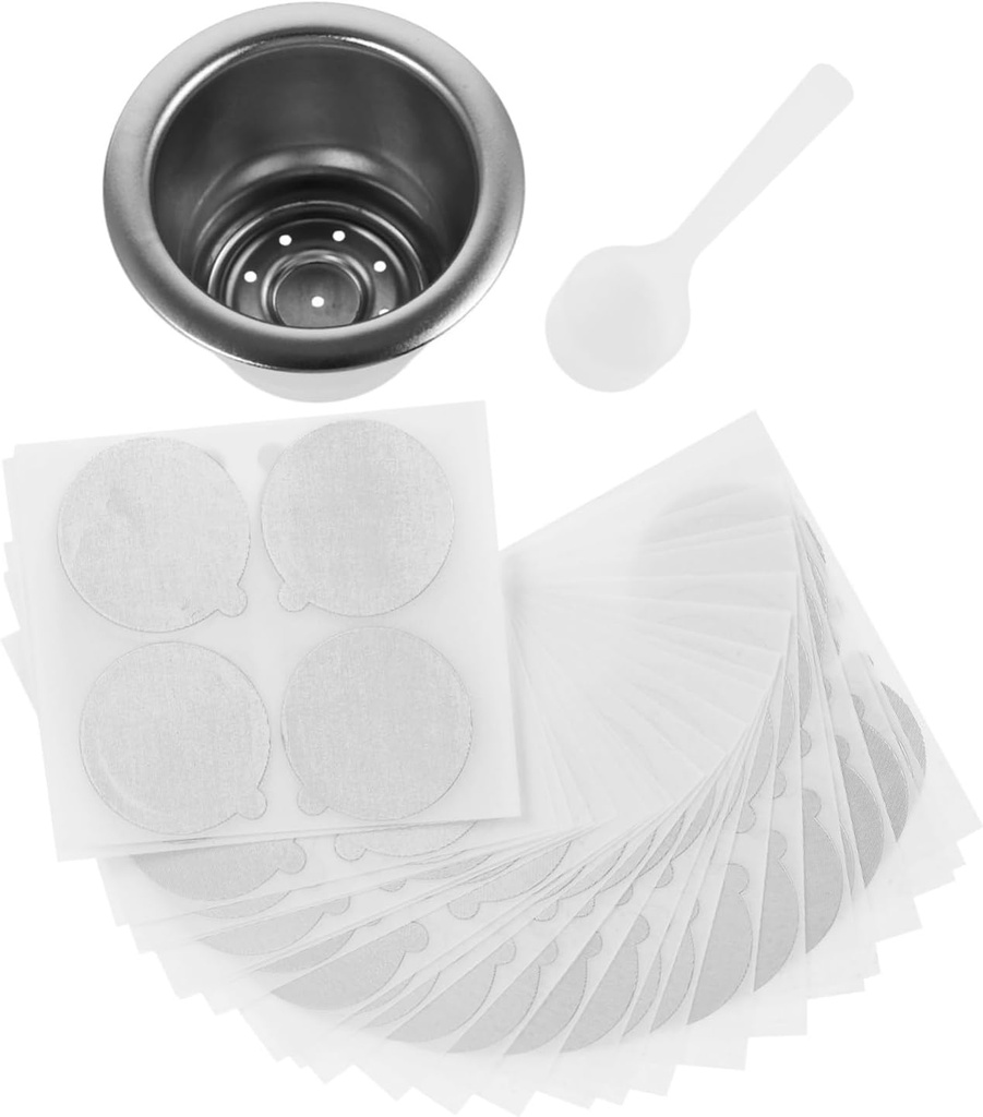 Veemoon Stainless Steel Espresso Reusable Pod Filter Cup Capsule Lids Coffee Capsules