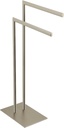 Kingston Brass SCC3098 Pedestal Dual Towel Rack, Brushed Nickel