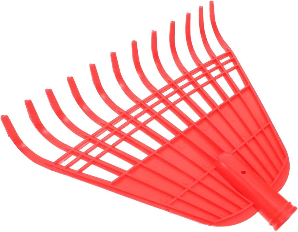 GALPADA Plastic Rake Head with Teeth Durable Lightweight Leaf Pickup Rake for Garden Lawn Patio Backyard Gardening Hand Tool for Efficient Debris Removal and Weeding