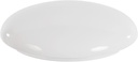 KastLite 11" Mushroom Acrylic Drum Lens | White Lamp Shade Replacement, 9.875"OD Fitter Neck, 3.125"H | Ceiling & Wall Light Fixture Cover | USA Made Lighting Diffuser | Not for Ceiling Fan