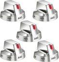 NX58H5600SS, NX58R5601SS, NX58H5650WS, NX58K7850SS, NX58M6850SS, NX58T7511SS Knobs for Samsung Gas Oven Range Stove Top Burner Replacement.