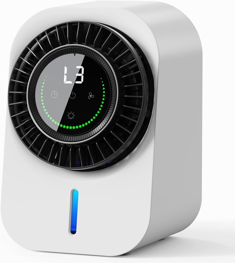 Portable Air Conditioners, Personal Evaporative Air Cooler with 3 Speeds &12H Timer, 600ML Cooling Fan Mini Air Conditioner, Portable AC Unit Fan for Room Bedroom